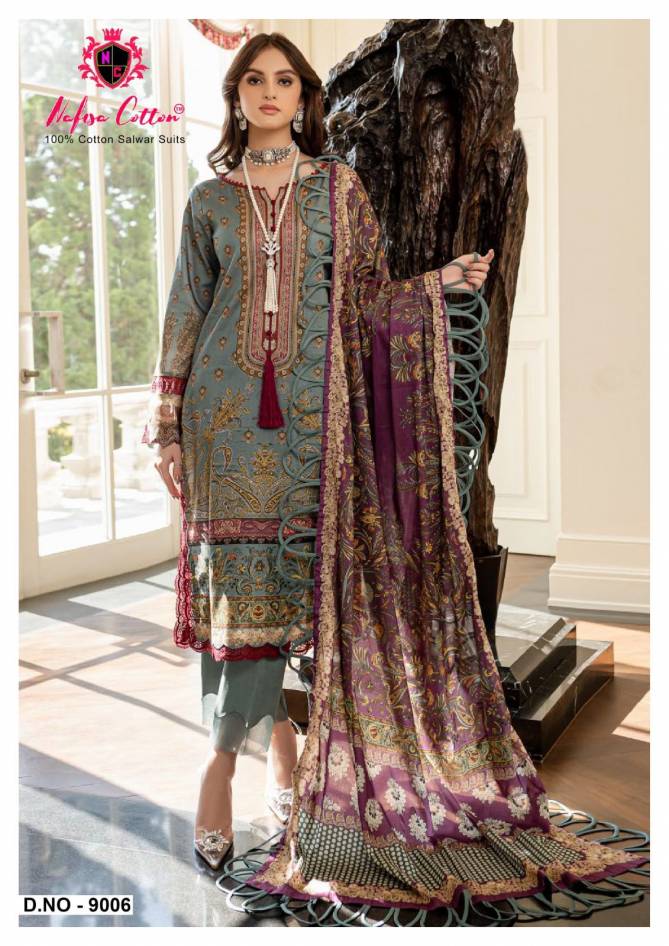 Monsoon Vol 9 By Nafisa Karachi Cotton Dress Material Catalog